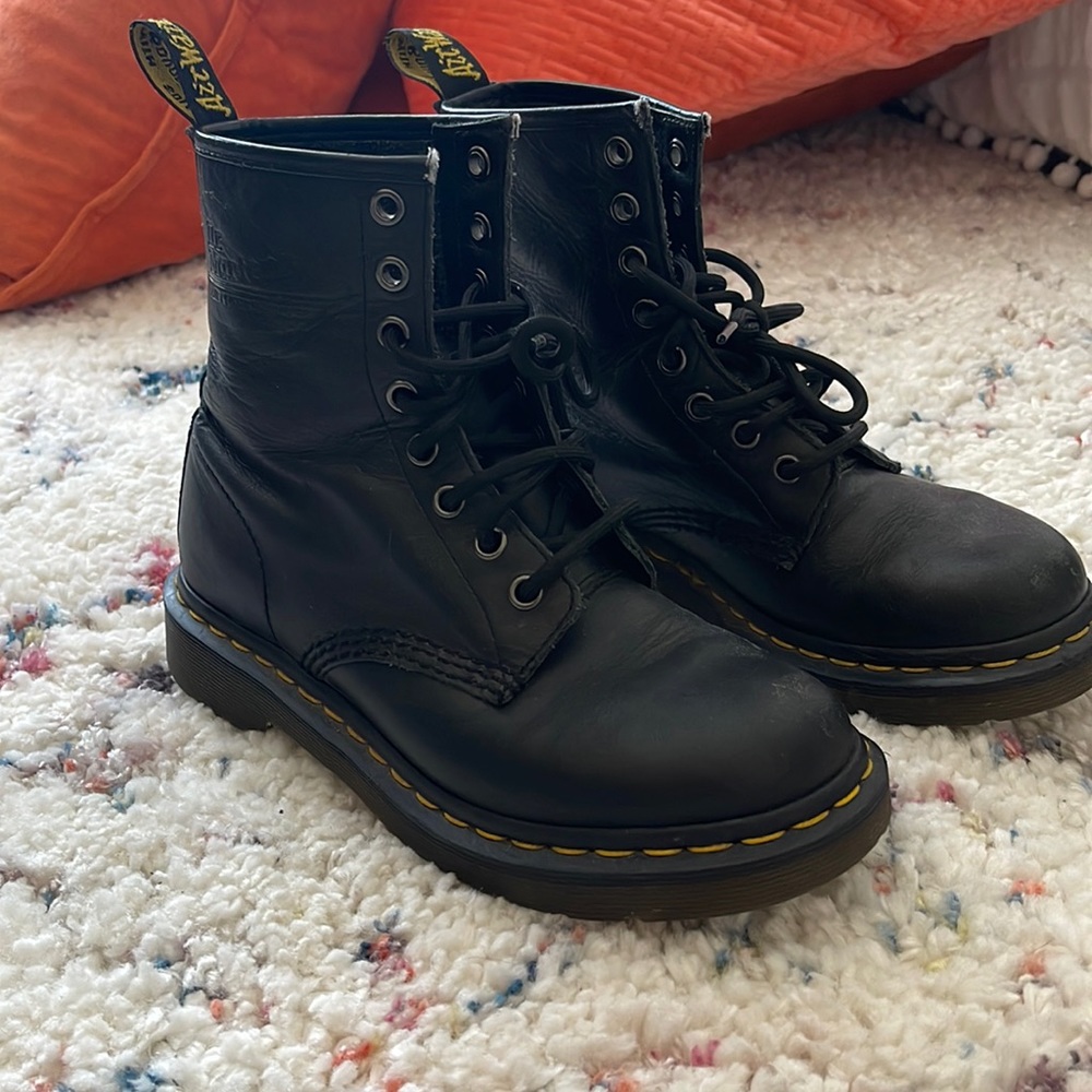 Dr. Martens, black, size 5.5 (women’s)